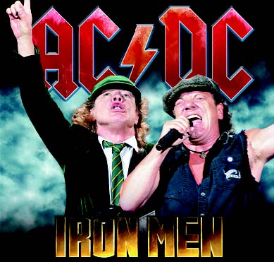 AC/DC Iron Men The Godfather Records Label