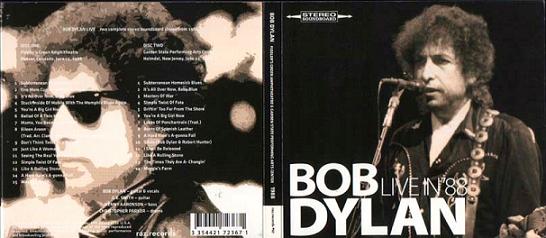 Bob Dylan Live In '88 Raz Records Label