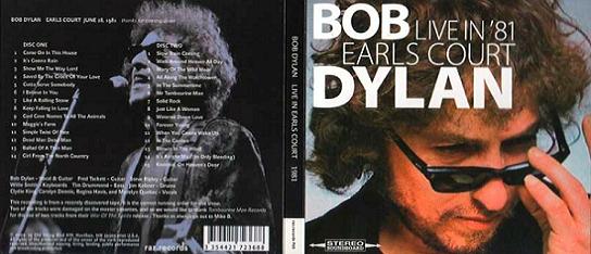 Bob Dylan Live In '81 Earl's Court Raz Records Label