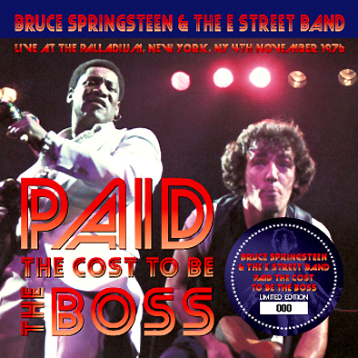 Bruce Springsteen & The E Street Band The Cost To Be Boss - No Label