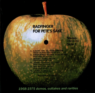 Badfinger For Pete's Sake Baby Hester Label
