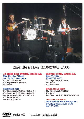 The Beatles Intertel 1966 DVD back - Misterclaudel Label