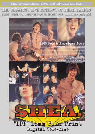 The Beatles Shea Stadium LPP Print  DVD - Misterclaudel Label