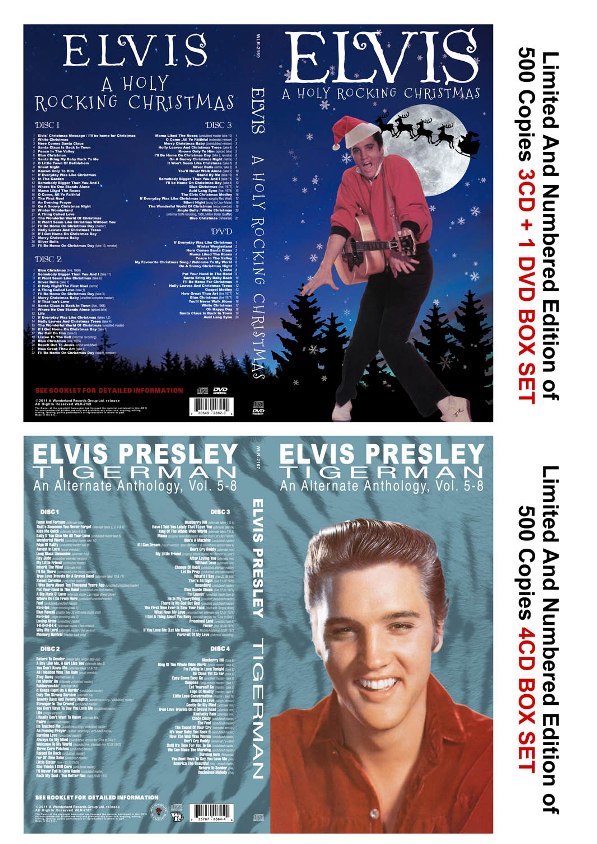Elvis Holiday Box Sets - Wonderland Records Label