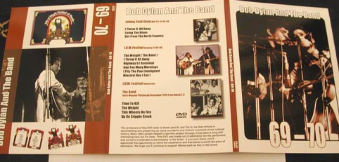 Dylan & The Band 69-70 outer cover