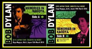 Bob Dylan Masterpieces In Nagoya A & B Xavel Silver Masterpiece Series Label