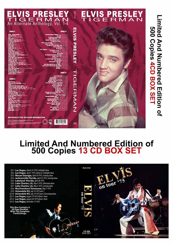 Elvis Presley Box Sets May 2011 - Wonderland Records Label