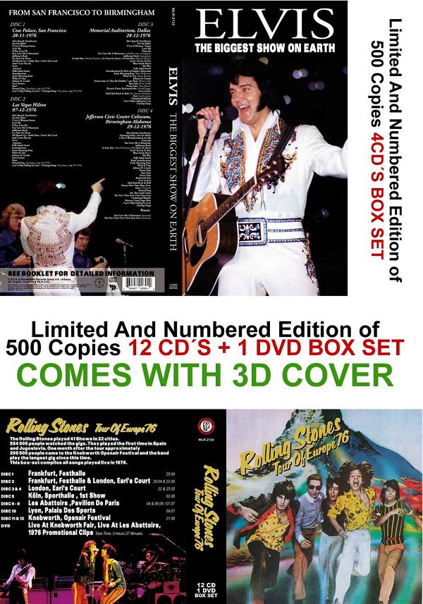 Wonderland Records Box Sets #2, June 2010: Elvis Presley, Rolling Stones '76 