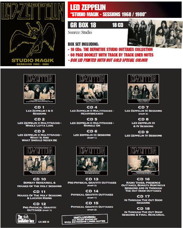 Led Zeppelin Studio Magick: 1968-1979 - Godfather Records