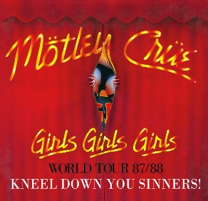 Motley Crue Kneel Down You Sinners! - Godfather Records Label