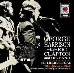 George Harrison With Eric Clapton & His Band Old Friends, Old Love Tricone Label