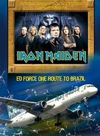 Iron Maiden Ed Force One Route To Brazil DVD Apocalypse Sound Label