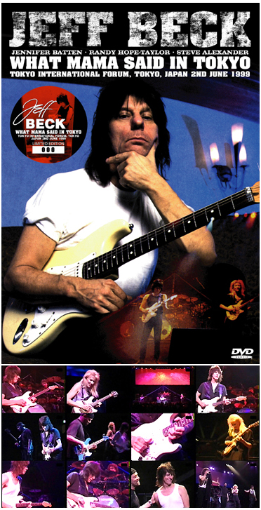 Jeff Beck What Mama Said In Tokyo DVD - No Label