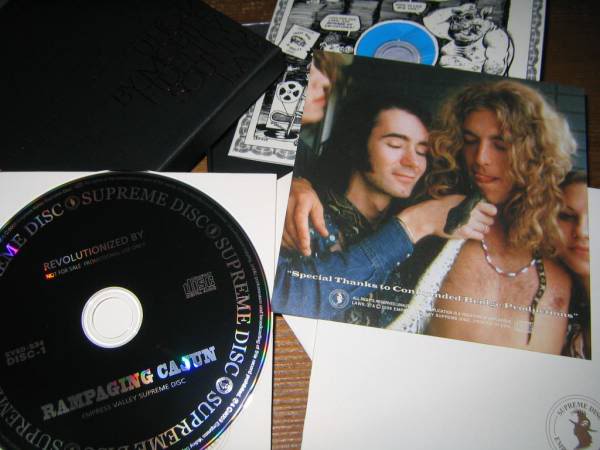 Led Zeppelin Rampagin' Cajun back panel, sleeves & discs (both versions)
