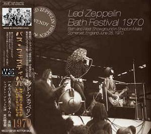 Led Zeppelin Bath Festival 1970 (front) Wendy Records Label