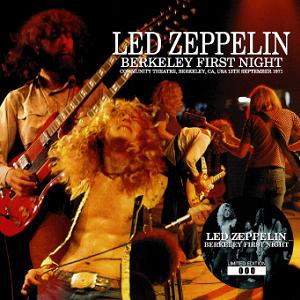 Led Zeppelin Berkeley First Night No Label