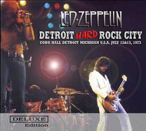 Led Zeppelin Detroit Hard Rock City (front) - Wendy Records Label 