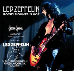 Led Zeppelin Rocky Mountain Hop The Godfather Records Label