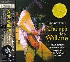 Led Zeppelin Triumph Des Willens (front) Wendy Records Label