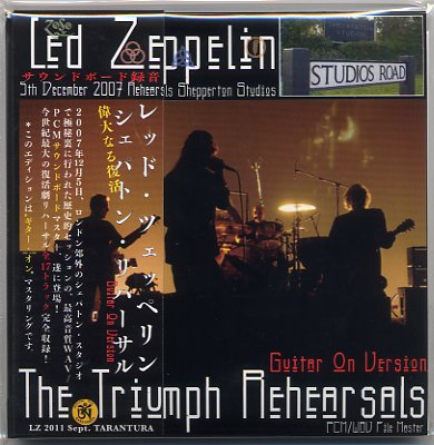 Led Zeppelin The Triumphant Rehearsals - Guitar On Version -Tarantura Label