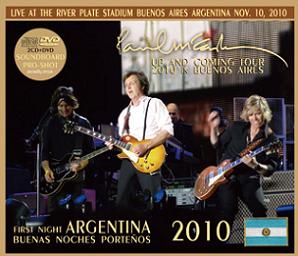 Paul McCartney First Night Argentina 2010 - Picadilly Circus Label