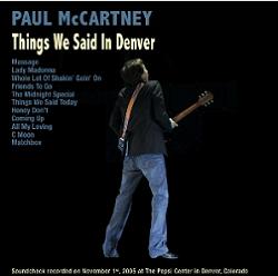 Paul McCartney Things We Said In Denver Audiofon Label