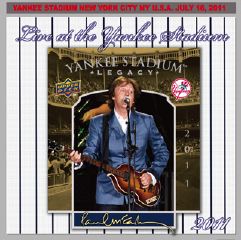 Paul McCartney Yankee Stadium 2011 (front) - Picadilly Circus Label