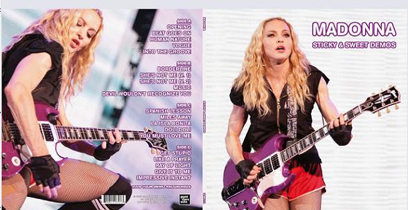 Madonna Sticky & Sweet Demos LP Grand Theft Auto Label