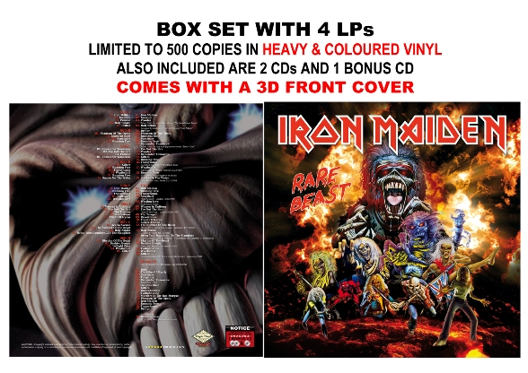 Iron Maiden Rare Beast LP_CD Box Set