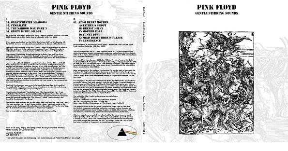 Pink Floyd Gentle Stirring Sounds LP Cover Aurora Australis Label