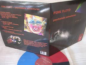 Pink Floyd Psychadelic Adventures Red Marbled Vinyl LP on WSAVR Label