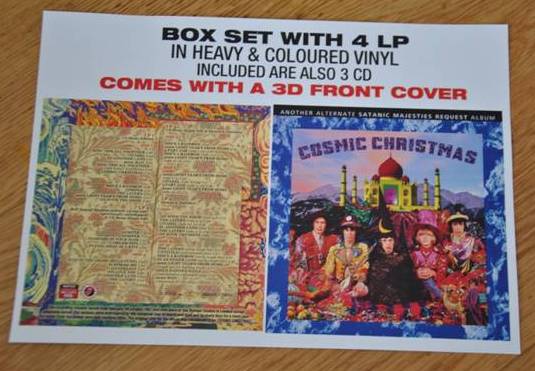 The Rolling Stones Cosmic Christmas LP/CD Set - Wonderland Records
