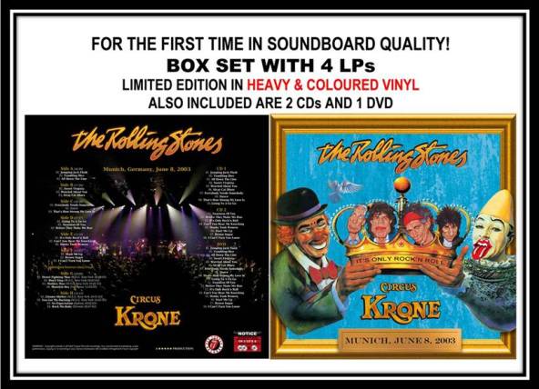 The Rolling Stones Circus Krone Vinyl Box Set