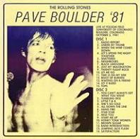 The Rolling Stones Pave Boulder '81 No Label