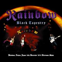 Rainbow Black Tapestry Rising Arrow Label