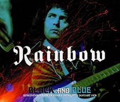 Rainbow Black And Blue Rising Arrow Label