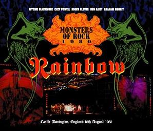 Rainbow Monsters Of Rock 1980 Power Gate Label