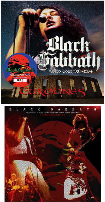 Black Sabbath Eurolines - Shades Label