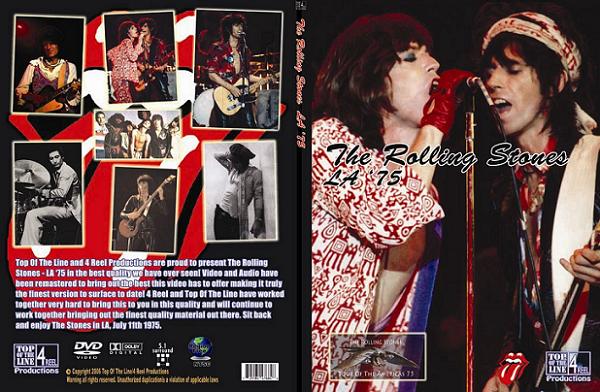 Rolling Stones LA '75 DVD 4Reel/Top Of The Line Labels