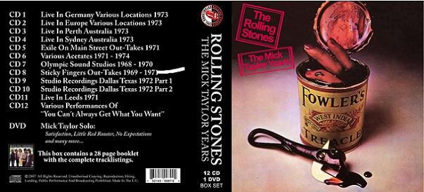 The Rolling Stones The Mick Taylor Years Box Set No Label