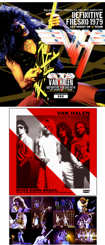 Van Halen Definitive Fresno 1979 - Shades Label