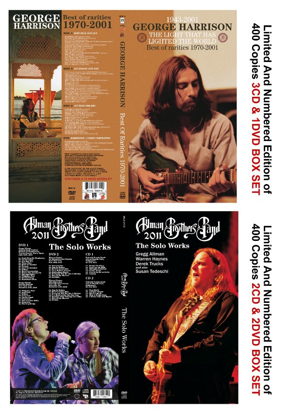 January 2012 George Harrison and Allman Brothers Box Sets - Wonderland Records