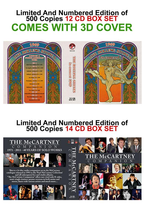 Stones & McCartney Box Sets for July 2011 - Wonderland Records