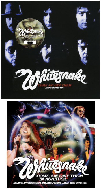 Whitesnake Come An' Get Them - Shades Label