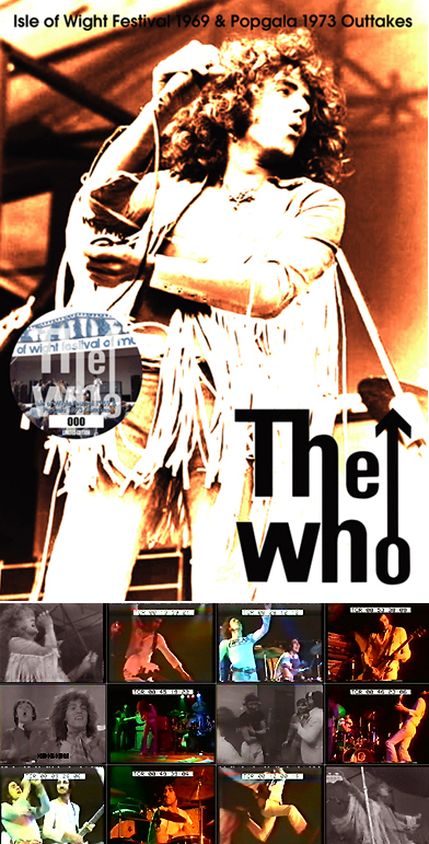 The Who Isle Of Wight Festival 1969 & Pop Gala 1973 DVD - No Label