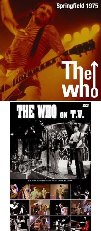The Who Springfield 1975 + On TV bonus DVD-R No Label
