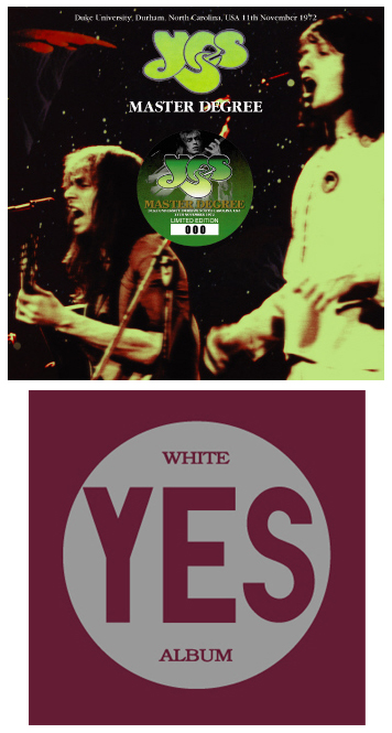 Yes Master Degree w/bonus CDR White Yes Album - Virtuoso Label