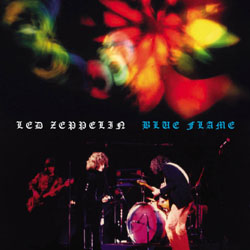 Led Zeppelin Blue Flame Bumble Bee Label