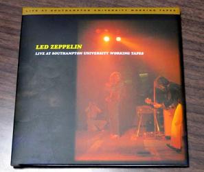 Led Zeppelin Live At Southampton University - The Working Tapes Empress Valley Supreme Disc