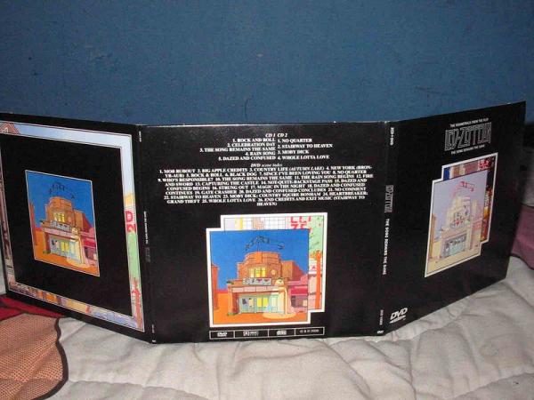 Led Zeppelin TSRS bootleg CD + DVD package